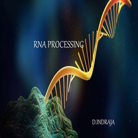 Rna processing