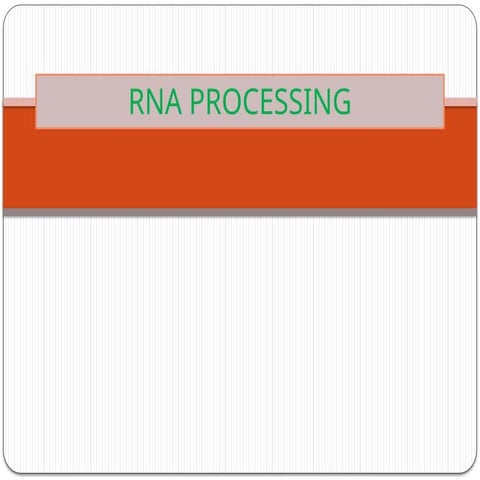 RNA processinggggggggggggggggggggggggg.pptx