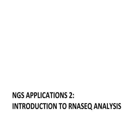 RNASeq Experiment Design