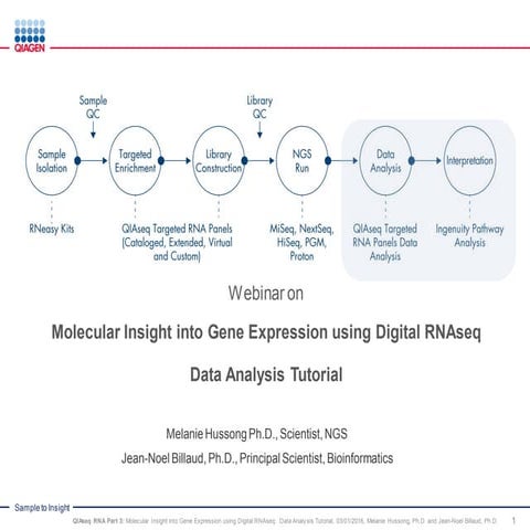 Molecular insight into Gene Expression Using Digital RNAseq: Digital RNAseq W...
