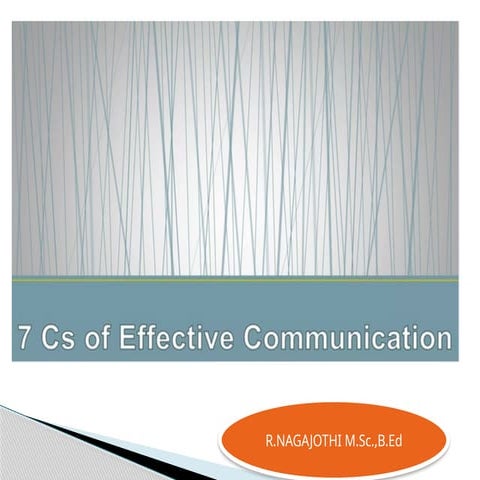 RNJ_7C'sCommunication is better understanding | PPT