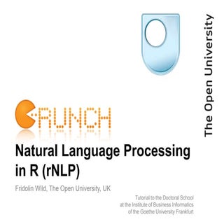 Natural Language Processing in R (rNLP)