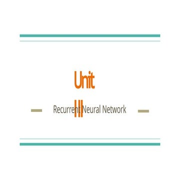 Recrrent Neural Network_Notes for Deep learning