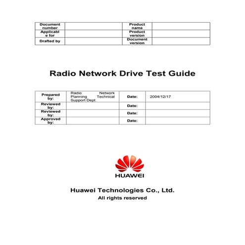 Rnp radio network planning drive test guide-20041217-b-1.0