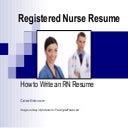 How to Write RN Resume