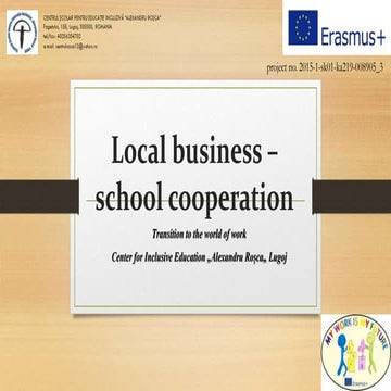 Ro cooperation school-local business