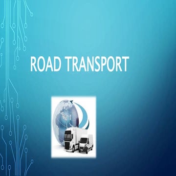 Road transport 