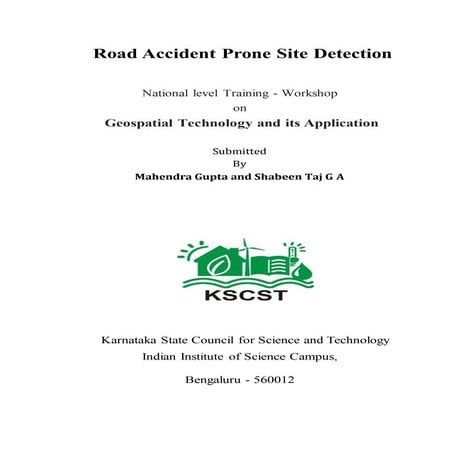 Road accident prone site detection