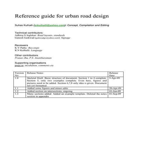 Road Design Manual 1.3