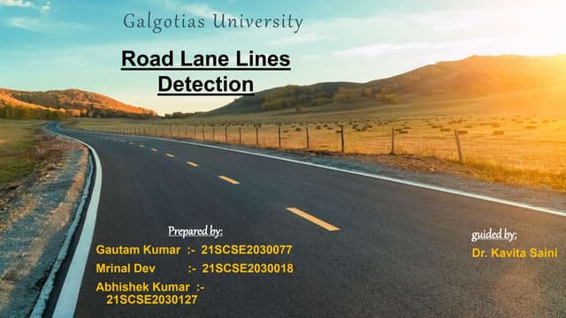 road lane detection.pptx