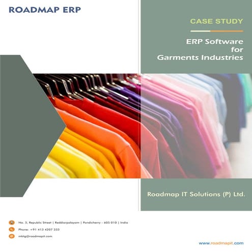Roadmap ERP for Garments Industries
