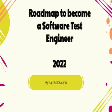 ROAD map for Software test engineer.pdf