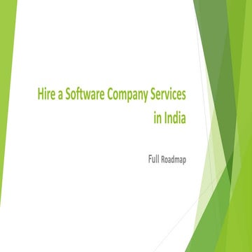 Roadmap to Hire a Software Company Services in India.pptx
