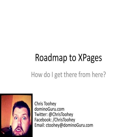 Roadmap to XPages