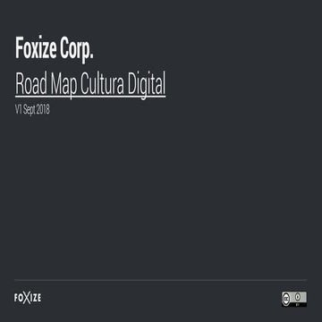 Hoja de Ruta de la transformación digital 