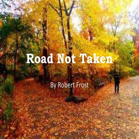 Road not taken 
