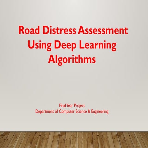 Road_Quality_Indicator using deeplearning algorithms and computer vision