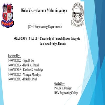 Road safety audit case study
