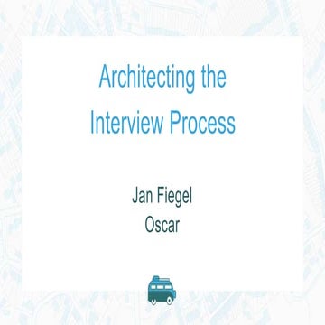 Recruiting Optimization Roadshow - Jan Fiegel, Oscar