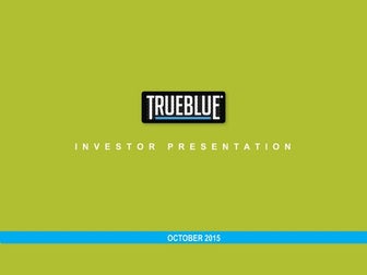 Roadshow Presentation-October 2015 Final