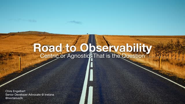 Road to (Enterprise) Observability