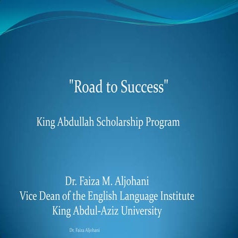 Road To Success | PPTX