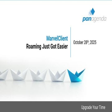 Staying Ahead of the Curve - Roaming Just Got Easier