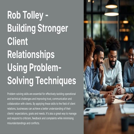 Rob Tolley London - Client Relations | PPTX