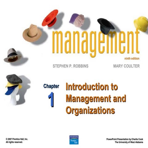Principle of Management - Chapter # 1 | PPT