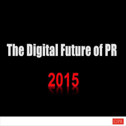 Rob Brown - CIPR Scotland AGM