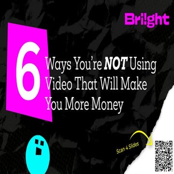 Rob Dawes, 6 Ways You’re NOT Using Video in Your Business That Will Make You More Money