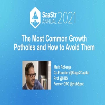 Mastermind Masterclass: The Most Common SaaS Sales Potholes and How to Avoid ...