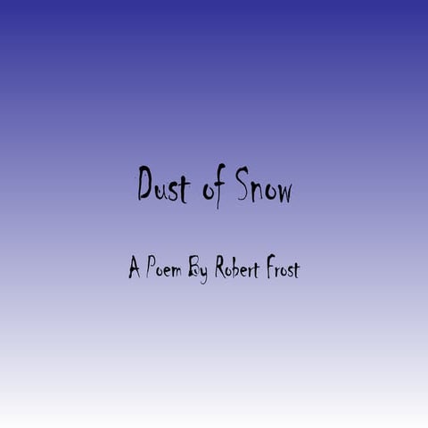 Robert Frost Poem