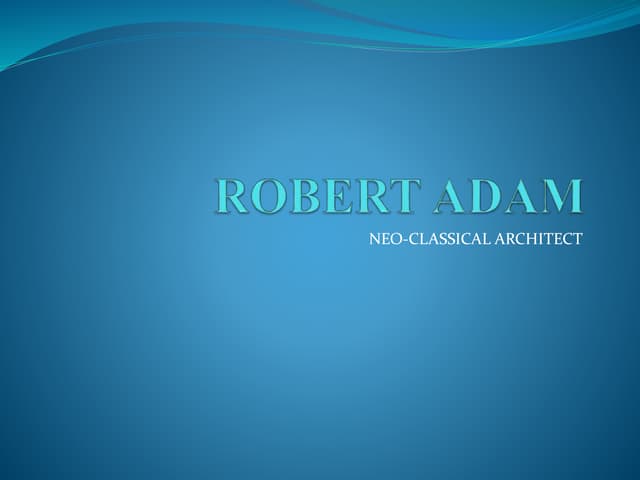Robert adam