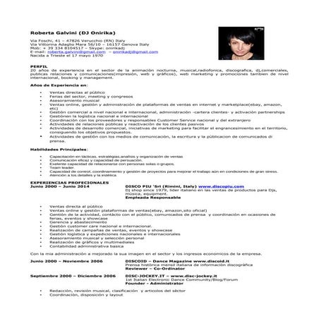 Roberta Galvini - CV ES 2016