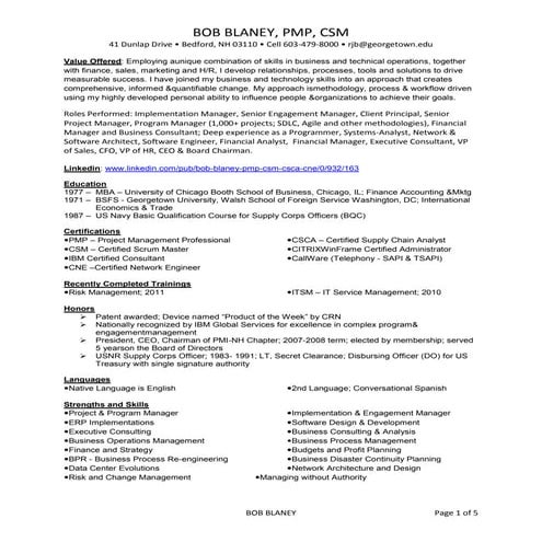 Robert Blaney Working Resume 2012 1114 V01