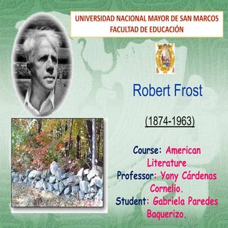 American Literature -  Robert Frost