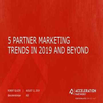 5 partner Marketing Trends In 2019 And Beyond
