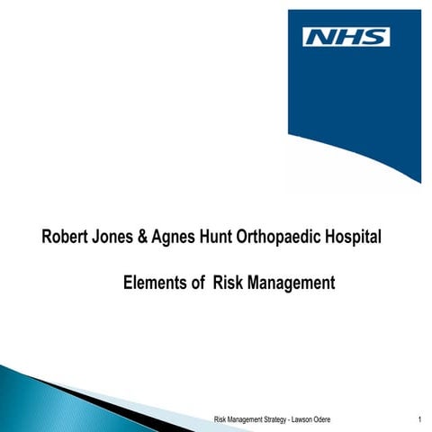 Robert jones & agnes hunt hospital presentation
