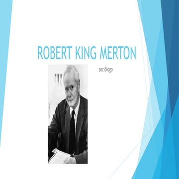 Robert king merton