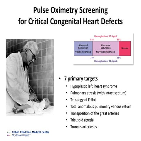 The Power of Pulse Oximetry to Identify Babies with Congenital Heart Defects:...