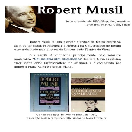 Robert musil | PDF