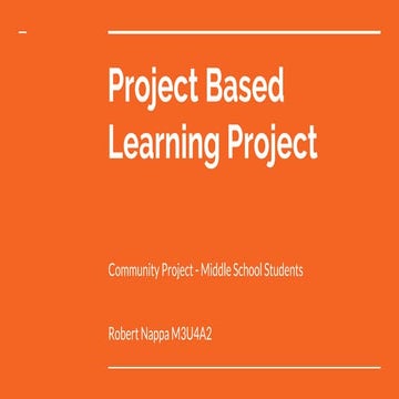 Robert Nappa M3U4A2 PBL