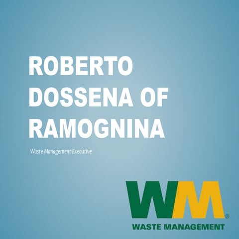 Roberto Dossena - President of Ramognina