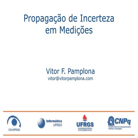 Propagação de Incerteza em Medições