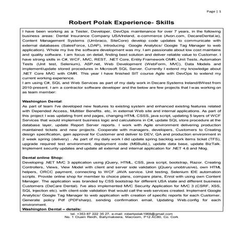 Robert polak   matrix skills-web developer 2018-3