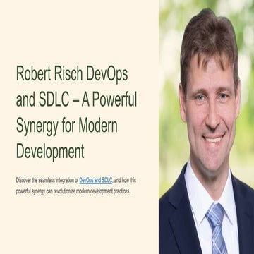 Robert Risch - Integrating Serverless and Containers with CICD ...