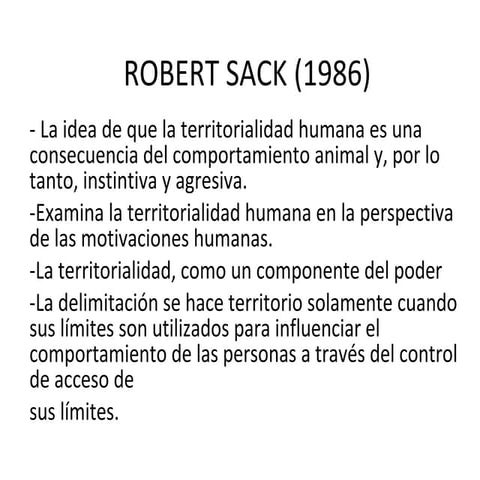 Robert sack (1986) | PPT
