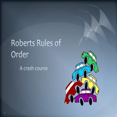Roberts Rules Of Order 42610