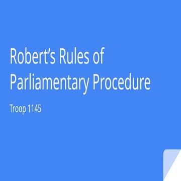 Robert's Rules of Parliamentary Procedure.pptx